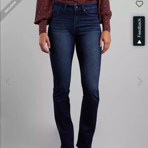 Buckle Black curvy mid-rise boot stretch jeans